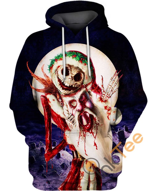 Festive Christmas Jack 3D Hoodie - Men's All Over Print Hoodies