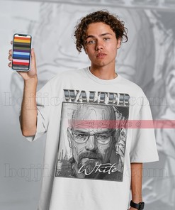 Film T-Shirt: RETRO WALTER WHITE Say My Name Shirt with Vintage Heisenberg and Jesse Pinkman