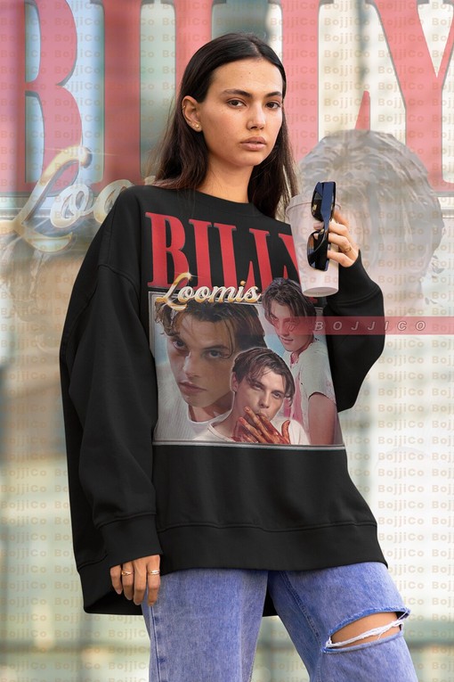 Film T-Shirt - Retro Scream BILLY LOOMIS Sweatshirt, Let's Watch Horror Movie Homage Fan Sidney Stu Matcher