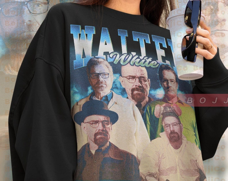 Film T-Shirt: WALTER WHITE Sweatshirt with Heisenberg and Jesse Pinkman - Image 4
