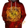 Final Fantasy Ifrit Seal Elemental Creature 3D Hoodie with Unique Print Design for Gamers