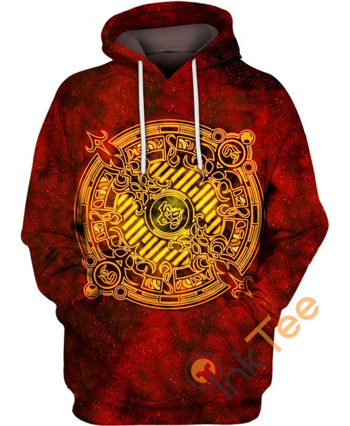 Final Fantasy Ifrit Seal Elemental Creature 3D Hoodie with Unique Print Design for Gamers