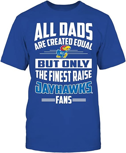 Finest Dad Kansas Jayhawks Shirt - NCAA Shirts for Men and Women