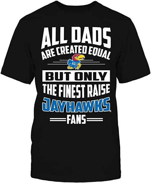 Finest Dad Kansas Jayhawks Shirt - NCAA Shirts for Men and Women - Image 3