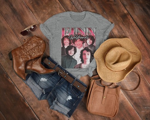 Finn Wolfhard Fan Tees - Movie Shirt for Kids, Vintage Sweater - Image 3