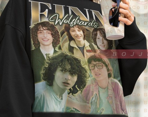 Finn Wolfhard Retro Tee - Vintage Movie Shirt for Kids, Finn Wolfhard Homage - Image 4