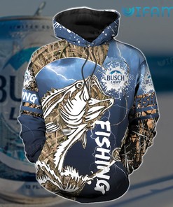 Fishing All Over Print Hoodie for Men with Zipper - Beer Lovers Gift