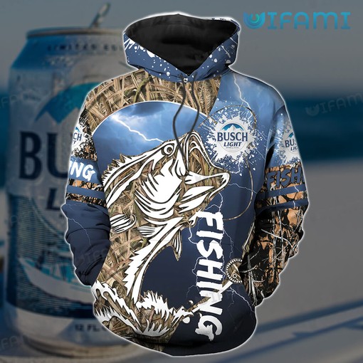 Fishing All Over Print Hoodie for Men with Zipper - Beer Lovers Gift
