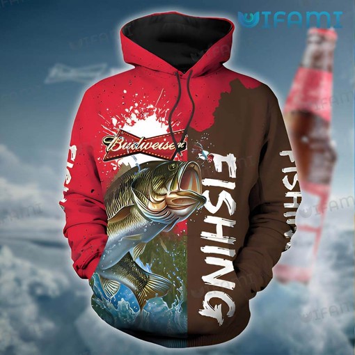 Fishing Budweiser All Over Print 3D Hoodie - Gift