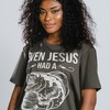 Fishing Dad Grandpa Husband Cool Graphic Shirt for Men and Women with Even Jesus Had A Fishing Story Quote