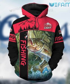 Fishing On The River Coors All Over Print 3D Hoodie for Beer Lovers