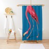 Flamingo Shower Curtain | Eco-Friendly and Waterproof | Unique Flamingo Design | Colorful Shower Curtains