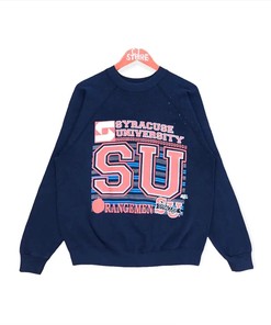 Flashback to Great Football Moments with Vintage Syracuse University Orangemen Fullprint Sweatshirt Hoodie