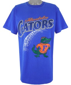 Florida Gators Spell-Out T-Shirt, 1990s Vintage NCAA Shirt - Unisex Sport Sweatshirt Hoodie Gift