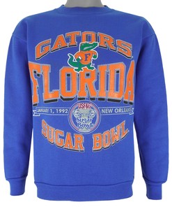 Florida Gators Vintage Sugar Bowl Crew Neck Sweatshirt - 1992 NCAA Football Season