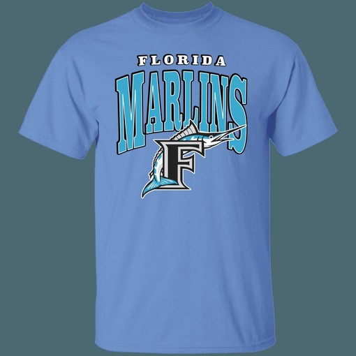 Florida Marlins FISH Retro MLB Apparel - T-Shirt, Sweatshirt, Hoodie - Gifts for Baseball Fans - sport shirts girls - Image 3