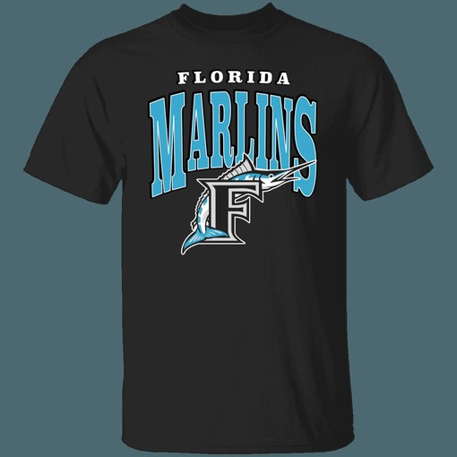 Florida Marlins FISH Retro MLB Apparel - T-Shirt, Sweatshirt, Hoodie - Gifts for Baseball Fans - sport shirts girls - Image 4