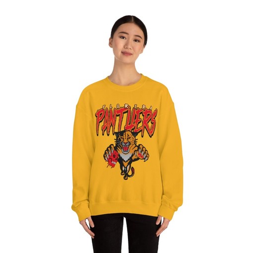 Florida Panthers HALLOWEEN Retro NHL Sweatshirt, Hoodie, T-Shirt - Ideal Gifts for Fans of NCAA Shirts - Image 2
