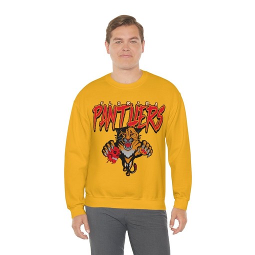 Florida Panthers HALLOWEEN Retro NHL Sweatshirt, Hoodie, T-Shirt - Ideal Gifts for Fans of NCAA Shirts - Image 4