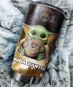 Florida Panthers NHL Tumbler - Feel the Force with Baby Yoda Edition