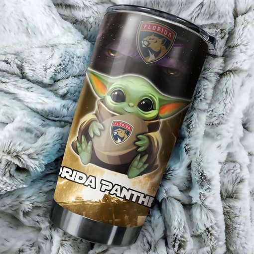 Florida Panthers NHL Tumbler - Feel the Force with Baby Yoda Edition