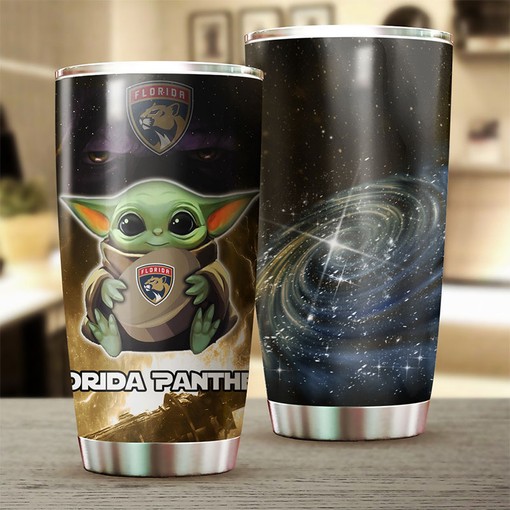Florida Panthers NHL Tumbler - Feel the Force with Baby Yoda Edition - Image 2