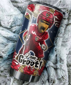 Florida Panthers NHL Tumbler - I Am Groot Tumbler with Fun Quote for Superhero Fans - G Fanatics
