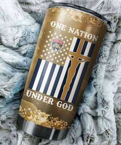 Florida Panthers NHL Tumbler - One Nation Under God, Indivisible, and Thirsty