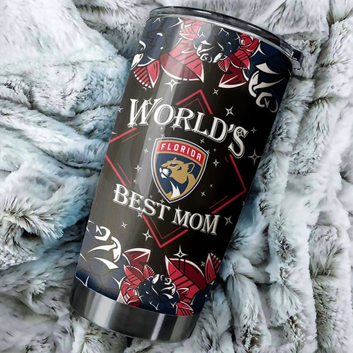 Florida Panthers NHL Tumbler - World's Best Mom with Team Logo