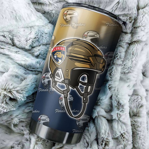 Florida Panthers NHL Tumbler with Funny Dog Design - Custom Drinkware for Fans - Image 2