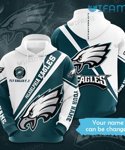 Fly Eagles Fly White Green Philly Eagles Hoodies 3D with All Over Print