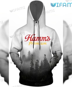 Foggy Forest Hamms Beer All Over Print 3D Hoodie - Ideal Hamms Gift for Beer Lovers