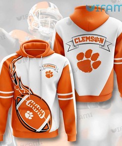 Football Clemson Tigers 3D Hoodie All Over Print for Men and Women