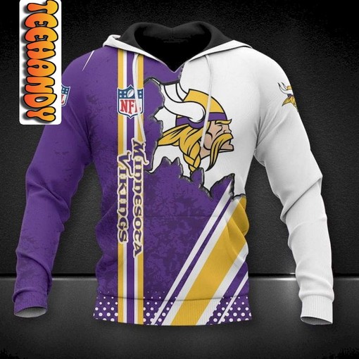 Football Fans - Get the Minnesota Vikings 3D Hoodie Now!