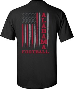 Football Flag American Flag Sports Fan Game Day Tailgating Short Sleeve T-Shirt Graphic Tee With Mens Sport Shirts