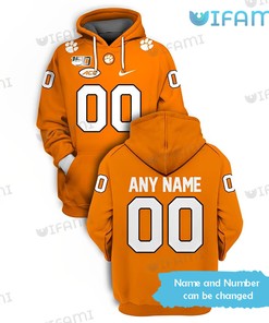 Football Helmet Custom Name Clemson Tigers 3D Hoodie All Over Print for Fans
