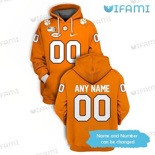 Football Helmet Custom Name Clemson Tigers 3D Hoodie All Over Print for Fans