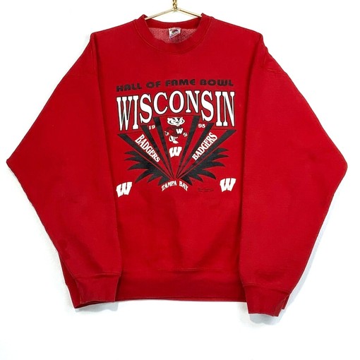 Football Team: Vintage Wisconsin Badgers Hall Of Fame Bowl Red Sweatshirt, Hoodie, Crewneck