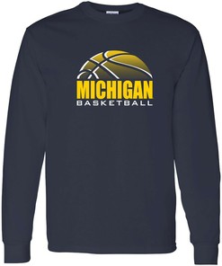 Football season never looked better with this Michigan Wolverines Football Block Crewneck Shirt