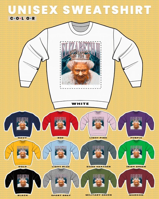 Forever QUEEN ELIZABETH Sweatshirt - A Must-Have for Movie Fans Gifts - Image 3