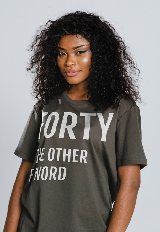 Forty The Ultimate F Word Unisex Shirt, Funny 40th Birthday Tee with Gift For Her Quote, Classic Movie T Shirts