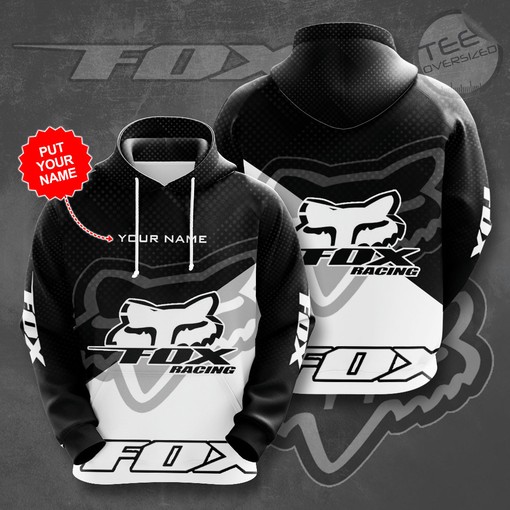Fox Racing All Over Print 3D Hoodie for Maximum Rider Style