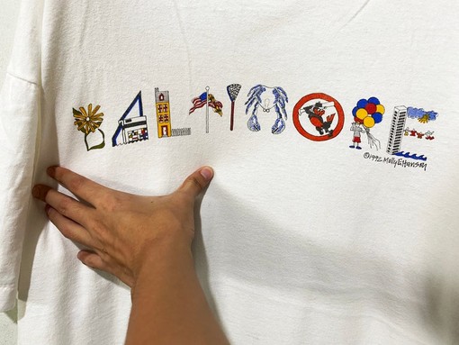 Free Shipping Vintage 1992 Baltimore Tee In Various Sizes for Fans - Image 2