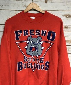 Fresno State Bulldogs Retro Style Sweatshirt, Perfect for Fans of Basketball or Football