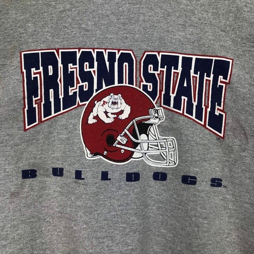 Fresno State Bulldogs Vintage Style Crewneck Sweatshirt Pullover - 90s Champion - Image 2