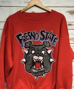 Fresno State Bulldogs Vintage Style Sweatshirt, Fresno State Gift for Lover