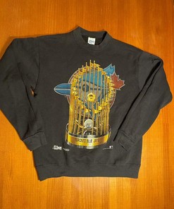 Full-Color Vintage Style Toronto Blue Jays Apparel: Crewneck sweatshirt, T-Shirt, Pullover Hoodie