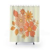 Funky Retro Groovy Shower Curtain - Hippie Bathroom Accessory with Unique Touch