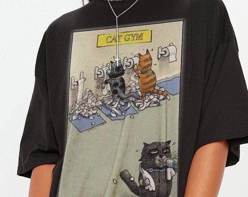 Funny Cats Gym Unisex Shirts, Sarcastic Meme Tee, Opossums Lover Shirt - Image 2