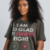 Funny Couple Movie Shirts, I'm So Glad We Swiped Right Unisex Valentines Tees, Gift For Couples Love Shirt